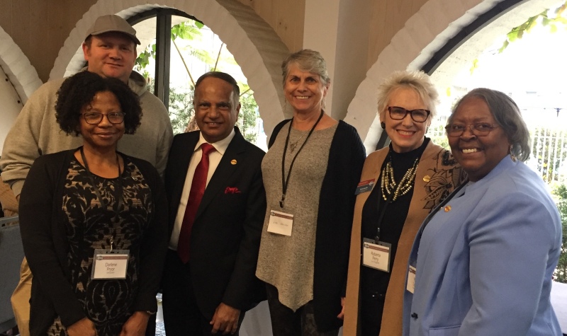 YTalkers officers with International President Deepak Menon and past International Director Robert Perry